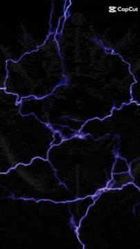 a picture of an eternal community logo with lightning behind it