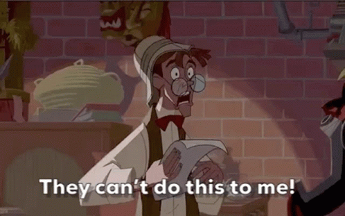 Milo Thatch Atlantis GIF - Milo Thatch Atlantis They Cant Do This To Me GIFs