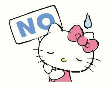 Hello Kitty No GIF - Hello Kitty No Sad GIFs