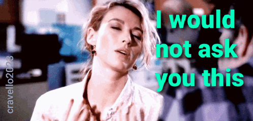 I Would Not Ask You This If It Wasn'T Real Important Natalie Zea GIF - I Would Not Ask You This If It Wasn'T Real Important Natalie Zea Justified GIFs