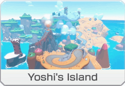 a picture of yoshi 's island is shown on a white background
