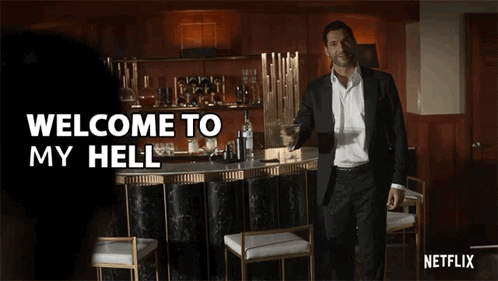 Welcome To Hell Lucifer Morningstar GIF - Welcome To Hell Lucifer Morningstar Tom Ellis GIFs