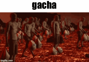 a group of people are walking through a lava field with bags .