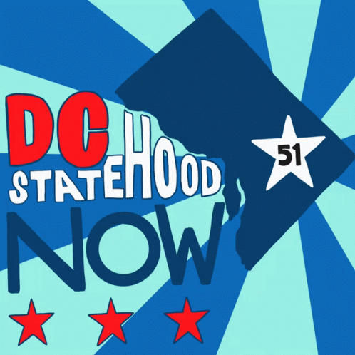 Dc Statehood Now 51st State GIF - Dc Statehood Now 51st State Fifty First GIFs