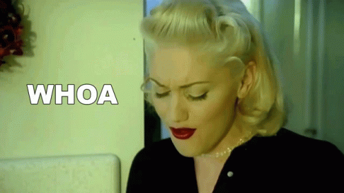 Whoa Gwen Stefani GIF - Whoa Gwen Stefani No Doubt GIFs