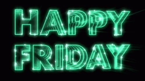 Happy Friday Glow GIF - Happy Friday Glow Glitter GIFs