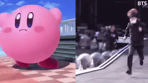 Kirby Running Tearkive GIF - Kirby Running Tearkive Tearklve GIFs