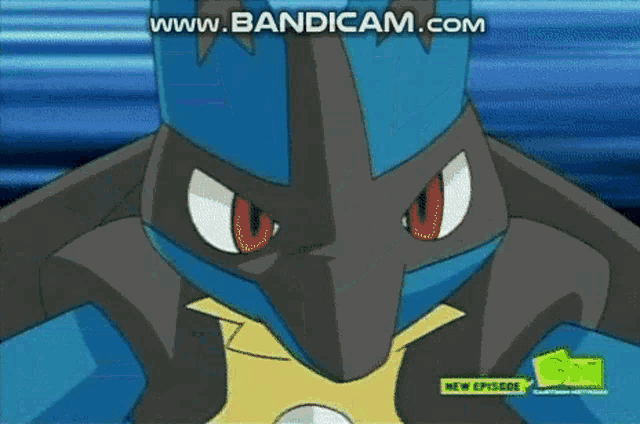 a cartoon character is holding a lightning bolt in his mouth .