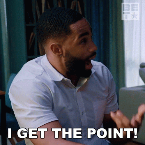 I Get The Point Mike Alexander GIF - I Get The Point Mike Alexander Bruh Show GIFs
