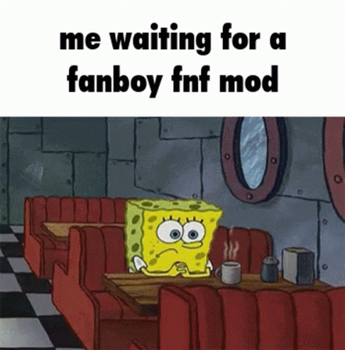 Fnf Waiting GIF - Fnf Waiting Spongebob GIFs