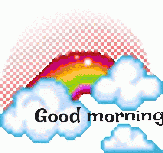 Rainbow Good Morning GIF - Rainbow Good Morning GIFs