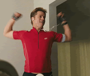 13. Celebrate Your Progress And Don'T Beat Yourself Up When You Still Have More Work To Do! GIF - Brad Pitt Dance Dancing GIFs