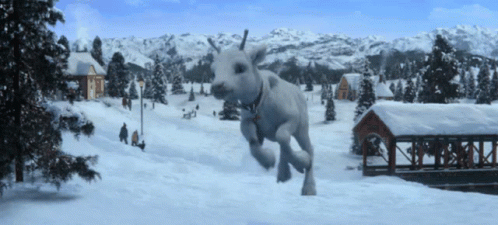 Noelle Movie Reindeer GIF - Noelle Movie Reindeer Christmas Flying Reindeer GIFs