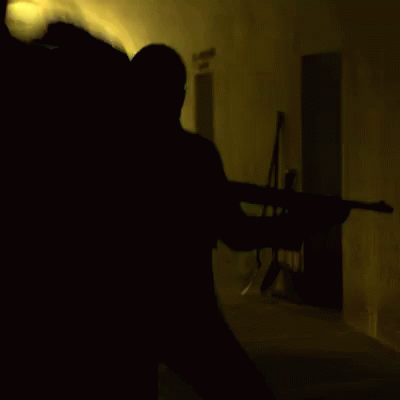 Gun Bonk GIF - Daredevil Fighting Gun Bonk GIFs