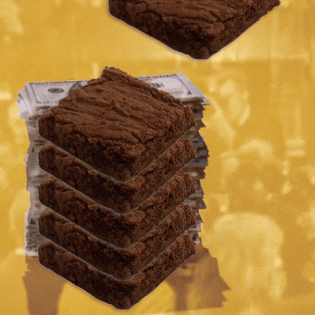 Stacking Brownie GIF - Stacking Brownie Cash GIFs