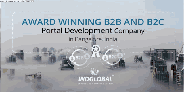 a b2b and b2c portal development company is award winning in bangalore india