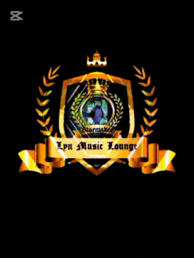 a lyn music lounge family logo with a picture of a woman in the center