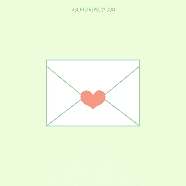 an envelope with thank you written on it
