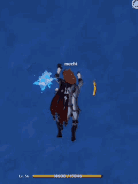 a screenshot of a video game shows a character named machi