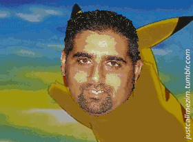 a pixelated image of a man with a beard and a hat with the website justcallmezim.tumblr.com at the bottom
