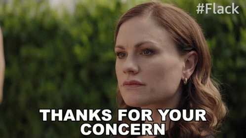 Thanks For Your Concern Robyn GIF - Thanks For Your Concern Robyn Anna Paquin GIFs