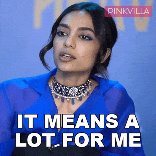 It Means A Lot For Me Sobhita Dhulipala GIF - It Means A Lot For Me Sobhita Dhulipala Pinkvilla GIFs