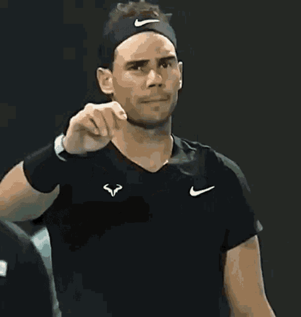 Rafael Nadal Pointing GIF