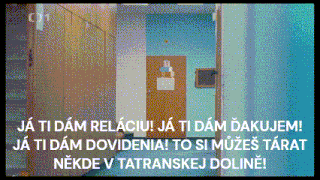 a picture of a hallway with the words " ja ti dam relaciu " on the bottom
