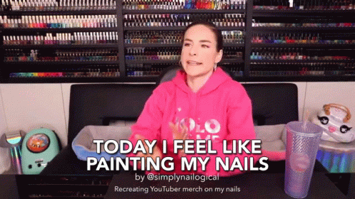 Today Painting GIF - Today Painting Nails GIFs