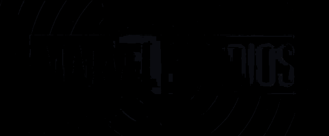 the logo for marvel studios is displayed on a dark background