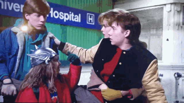 Take Him To The Hospital Adventures In Babysitting GIF - Take Him To The Hospital Adventures In Babysitting 80s Movies GIFs