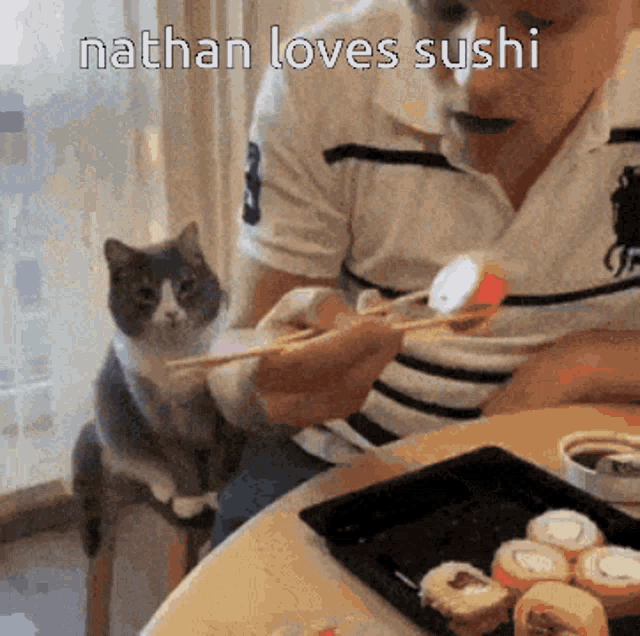 Nathan Sushi GIF