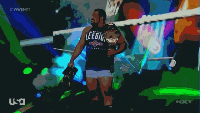 Keith Lee Entrance GIF - Keith Lee Entrance Double Champion GIFs