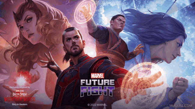 a poster for a marvel future fight movie