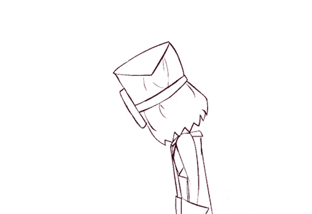 a drawing of a person wearing sunglasses with their eyes closed .