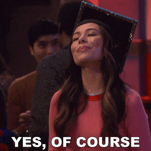 Yes Of Course Carly Shay GIF - Yes Of Course Carly Shay Miranda Cosgrove GIFs