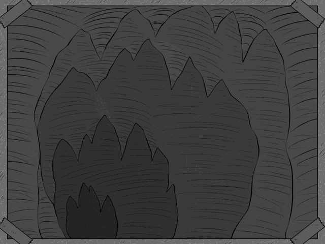 a black and white drawing of a cartoon character in a dinosaur costume