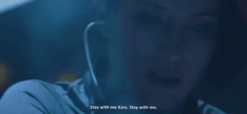 Alex Danvers Stay With Me GIF - Alex Danvers Stay With Me Kara GIFs