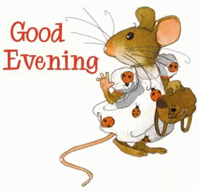Good Evening Mouse GIF - Good Evening Mouse GIFs