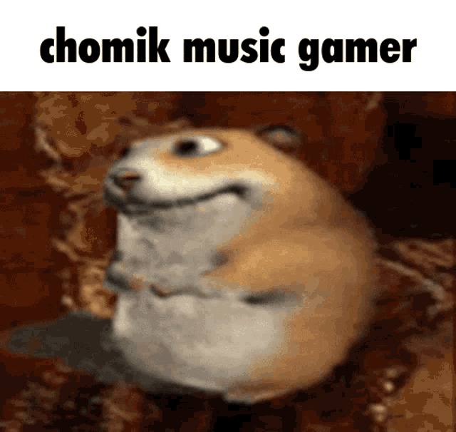 Chomik Music Gamer Chomik GIF