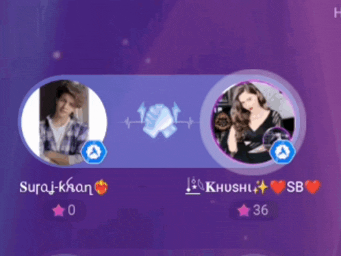 a man and a woman are sitting next to each other on a phone screen