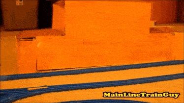 a picture of a train track with the name mainline train guy on it