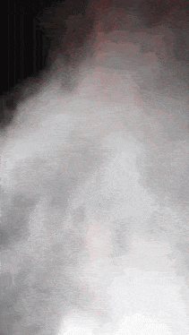 a black background with a lot of white clouds