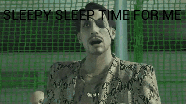 Yakuza Sleep Time GIF - Yakuza Sleep Time GIFs