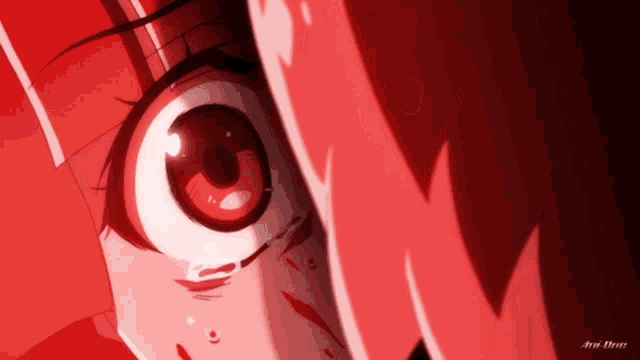 a close up of a person 's eye with the word art on the bottom right corner