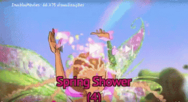 a cartoon of a tree with the words `` spring shower '' written on it