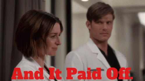 Greys Anatomy Amelia Shepherd GIF - Greys Anatomy Amelia Shepherd And It Paid Off GIFs
