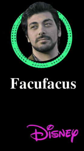 a picture of a man with the name facufacus written on it