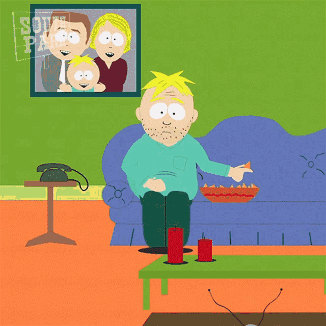 Couch Potato Future Butters Stotch GIF - Couch Potato Future Butters Stotch South Park GIFs