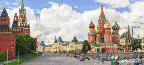 Moscow москва кремль GIF - City Russia Kremlin GIFs